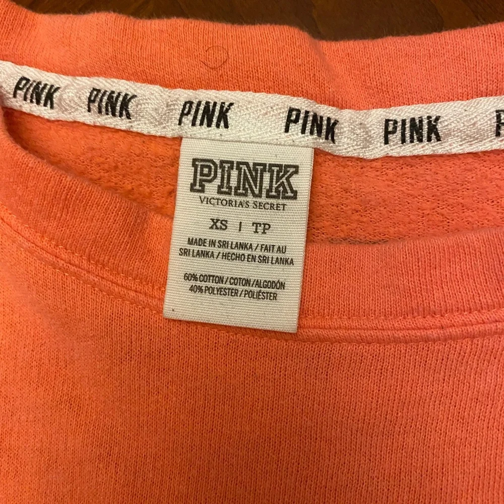 2 Victoria’s Secret PINK Lightweight SweatshirtsXS - Picture 8 of 10